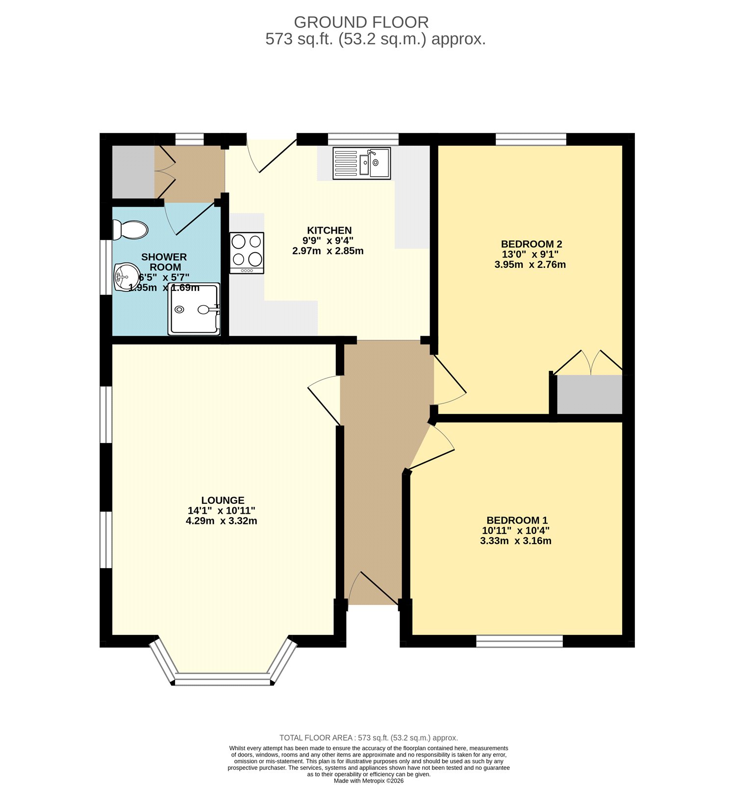 20, Croxby Avenue, N E Lincs floorplan