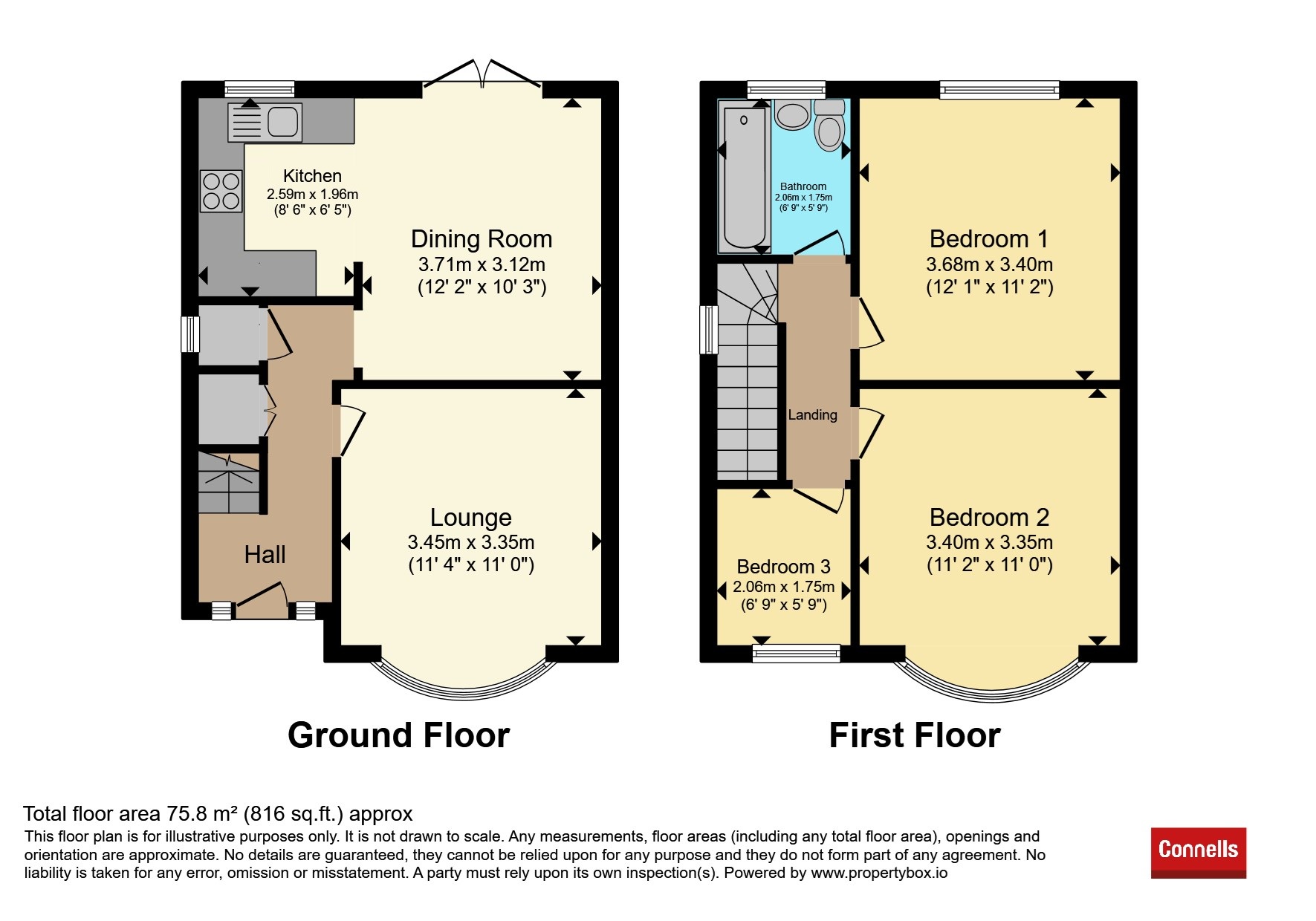 26, Lyncroft Way, Northampton floorplan