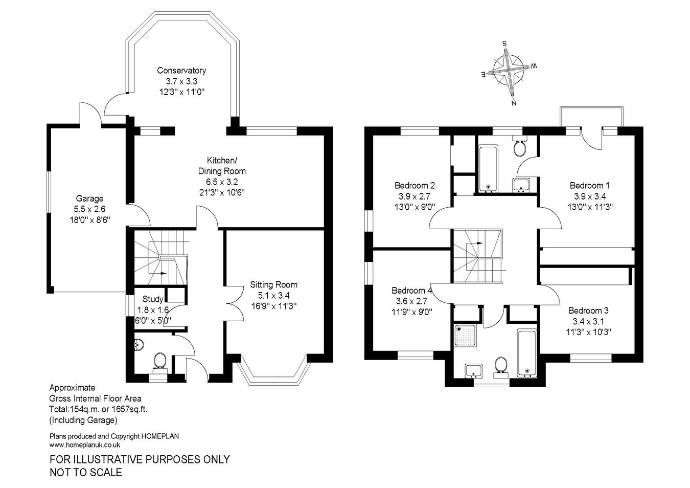 Holly House, The Ostlers, Lymington floorplan