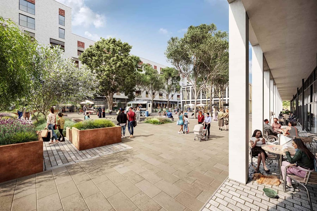 Market Square With Space For Many Vendors