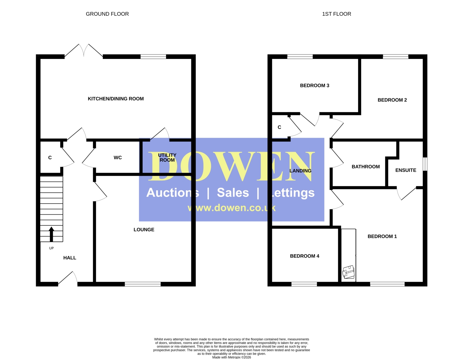 5, Queens Park Road, Spennymoor floorplan