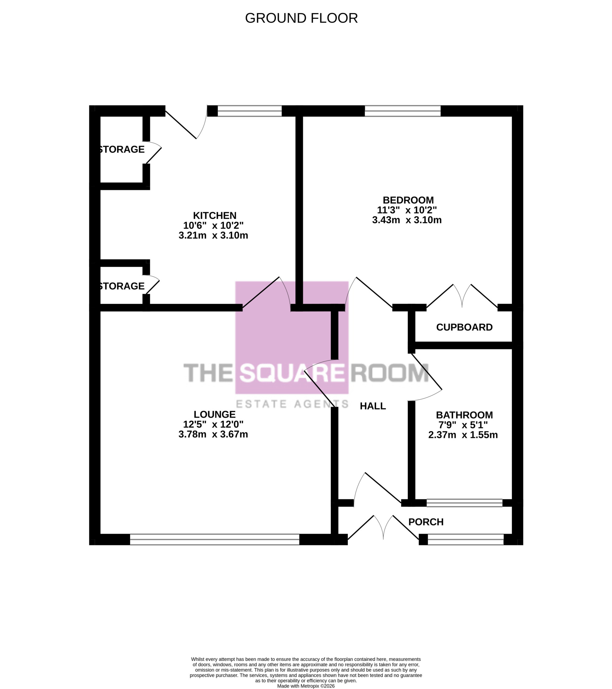 1, Broadhurst Road, Cleveleys floorplan