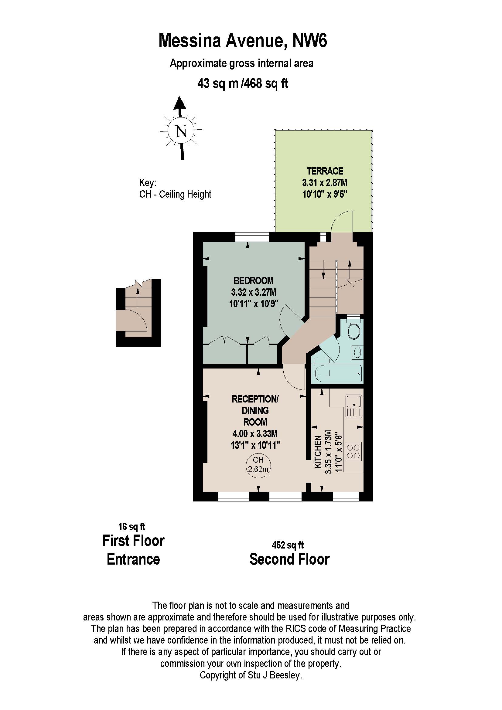 Messina Avenue, London floorplan