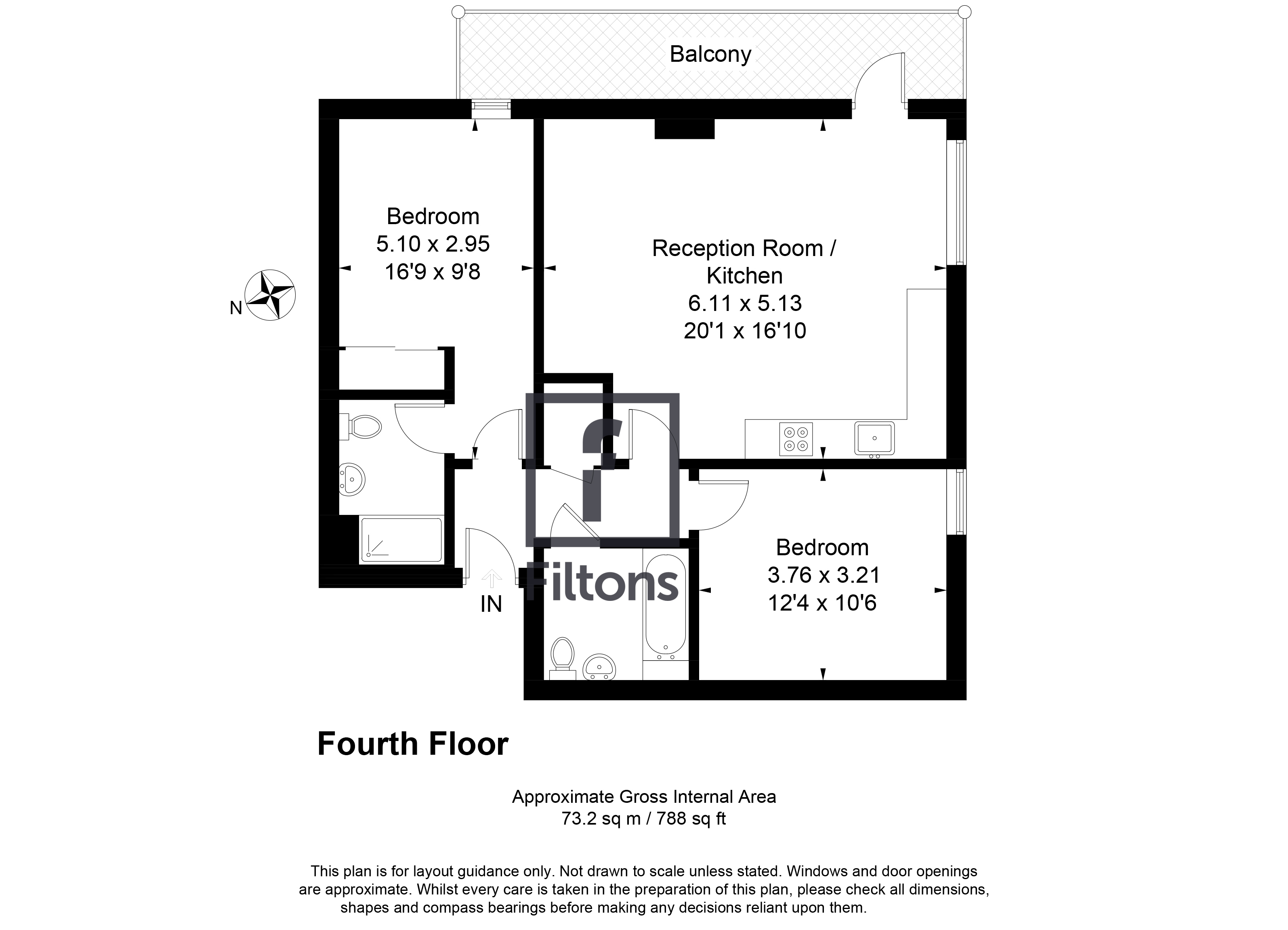 Hodgeson House, Christian Street, London floorplan