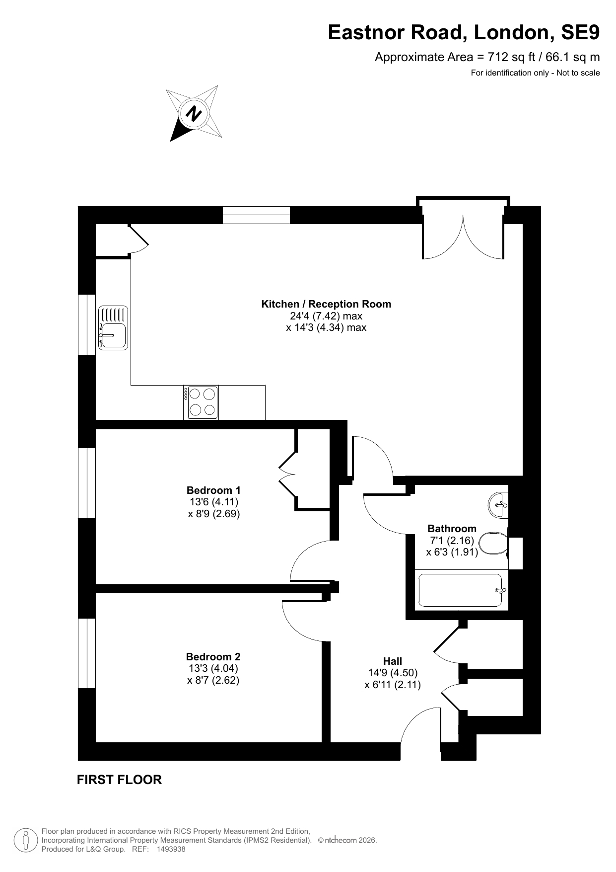 Quilters Place, Eastnor Road, London floorplan