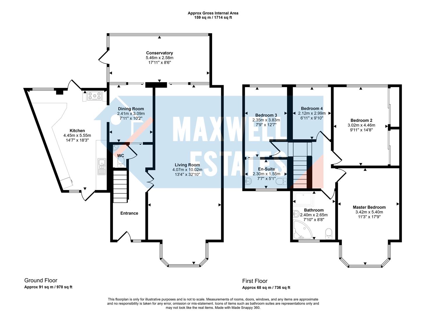 67, Fryent Way, London floorplan