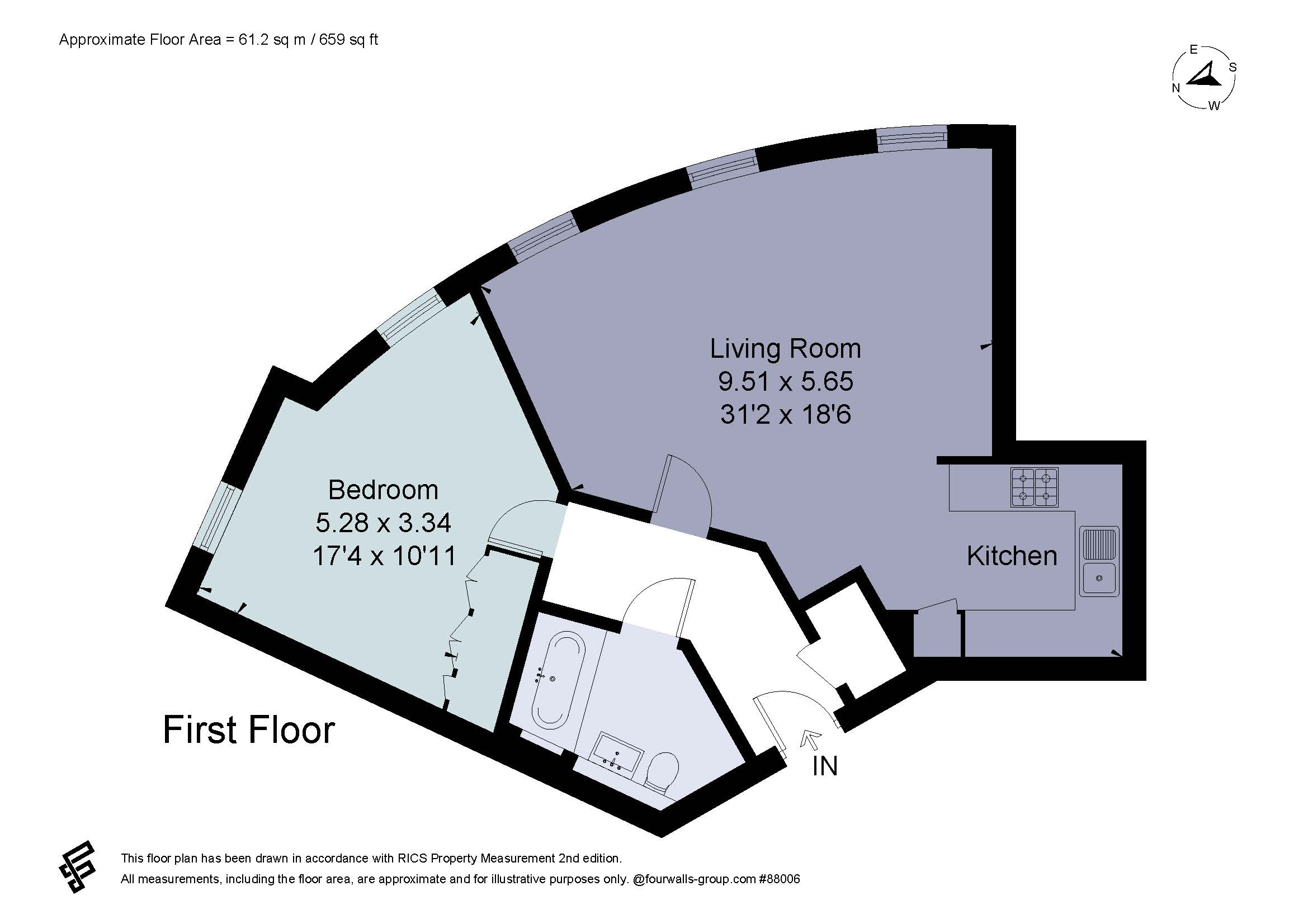1, Windsor House, Marlow floorplan