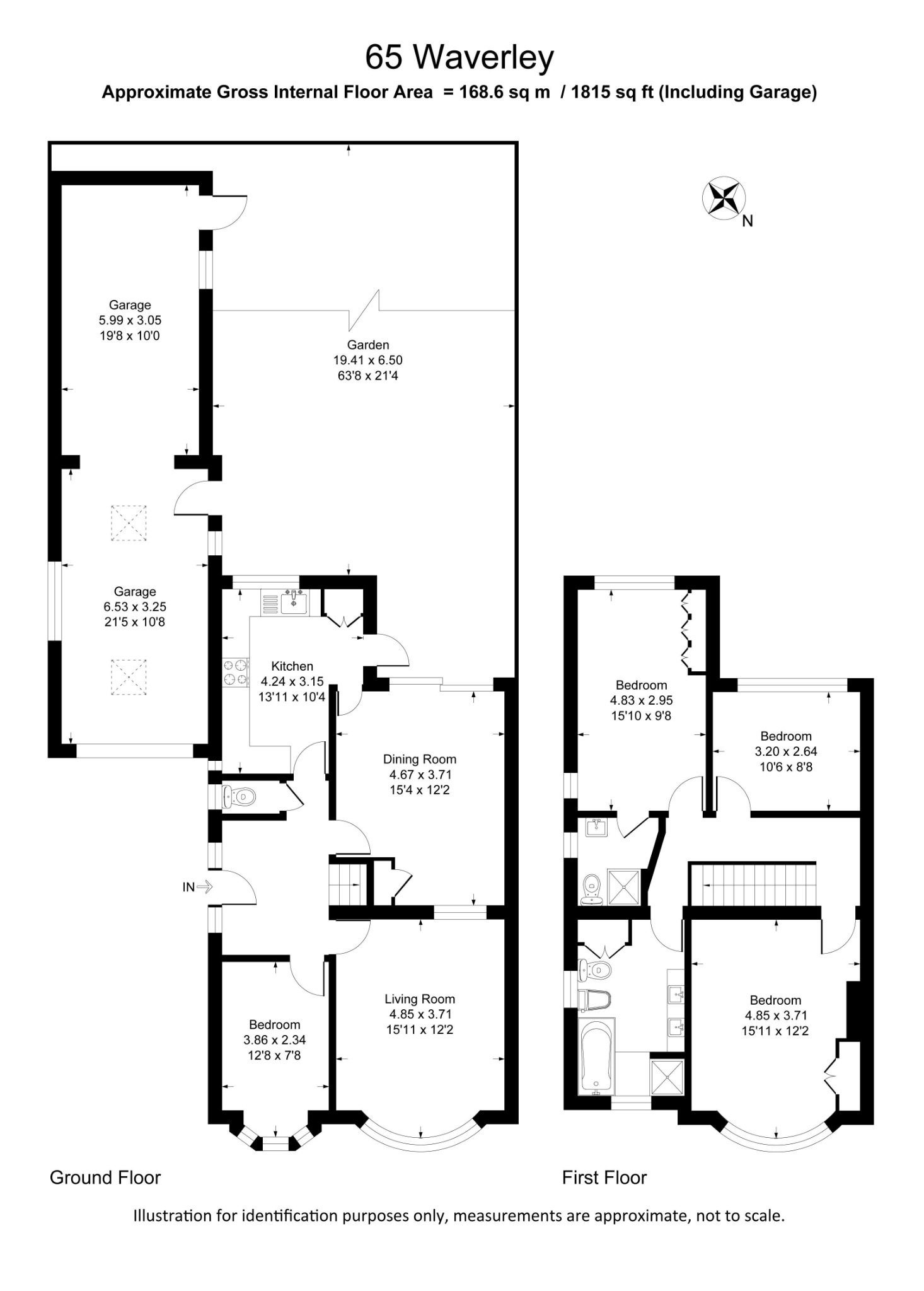 Waverley Avenue, Twickenham, Greater London TW2, 4 bedroom semi