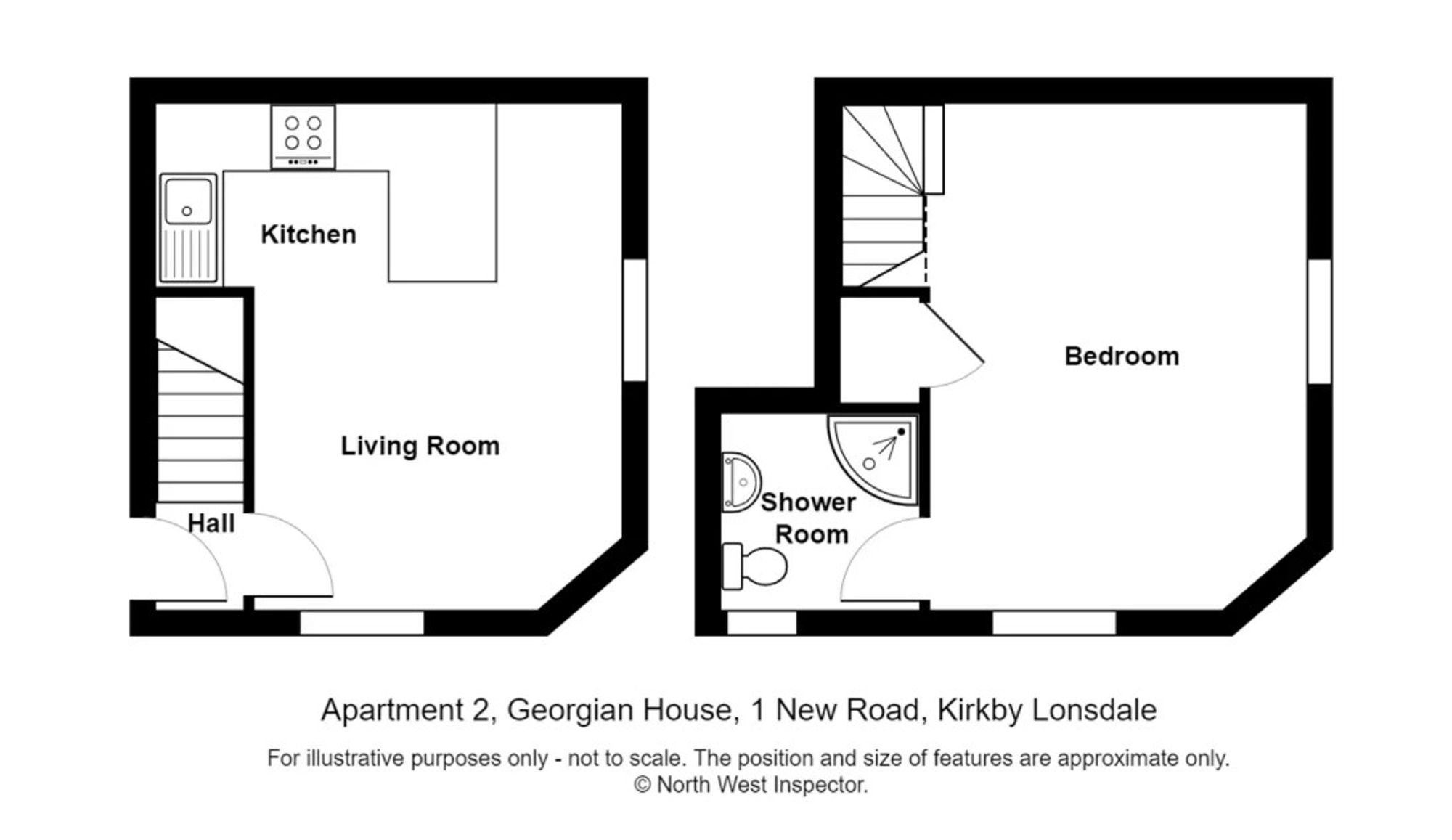 Flat 1, Flat 2 and Flat 3 floorplan