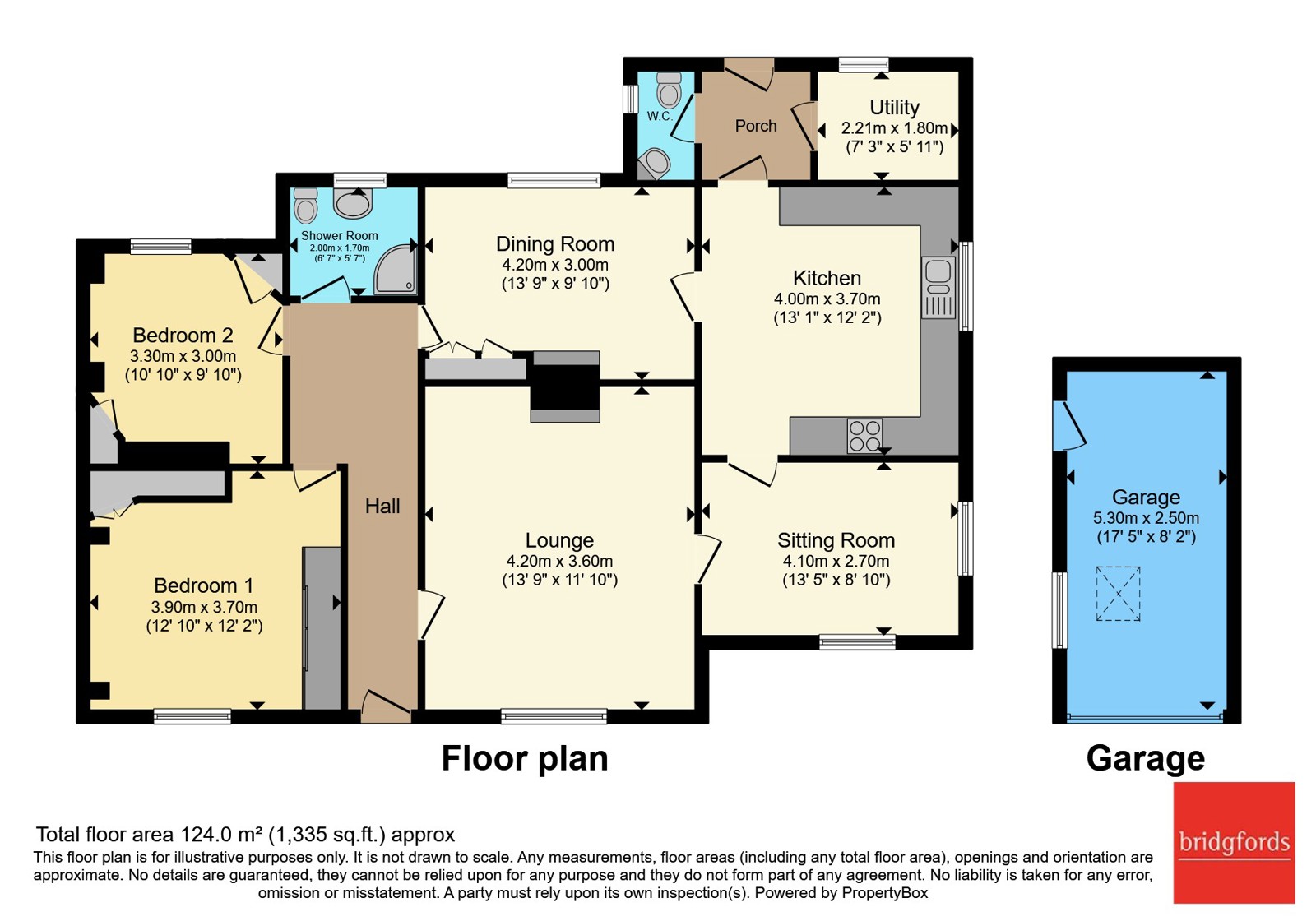 The Bungalow,, Blackwell, Derbyshire floorplan