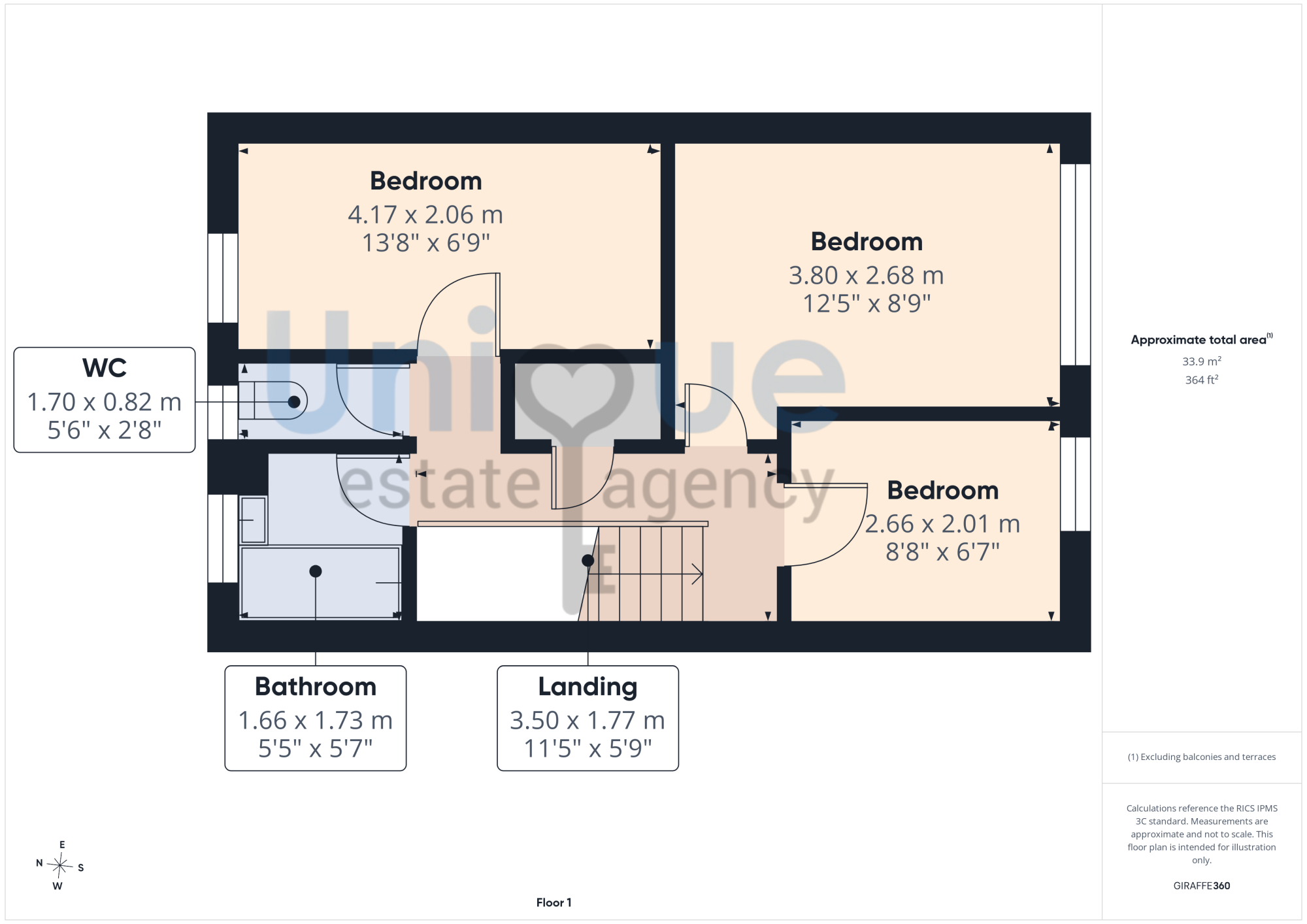 7, Allen Close, Fleetwood floorplan