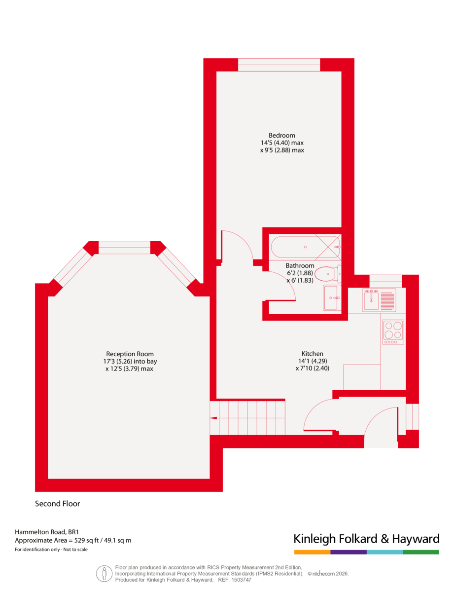 Flat 3, 33, Hammelton Road, Bromley floorplan