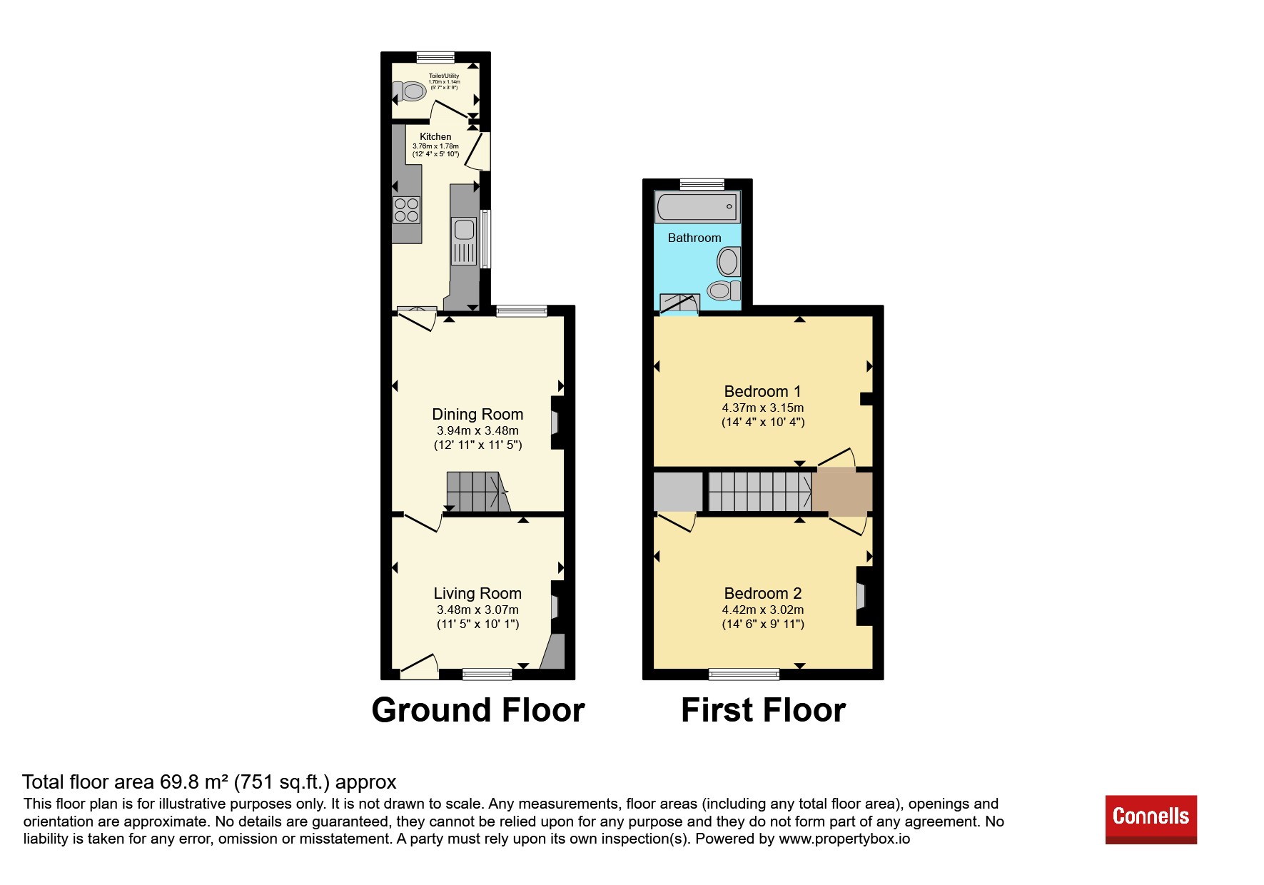 32, Palmerston Street, Bedford floorplan