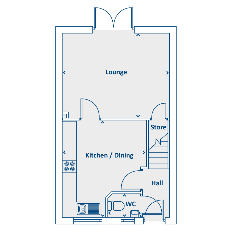 Plot 322, Foxby Lane, Gainsborough floorplan