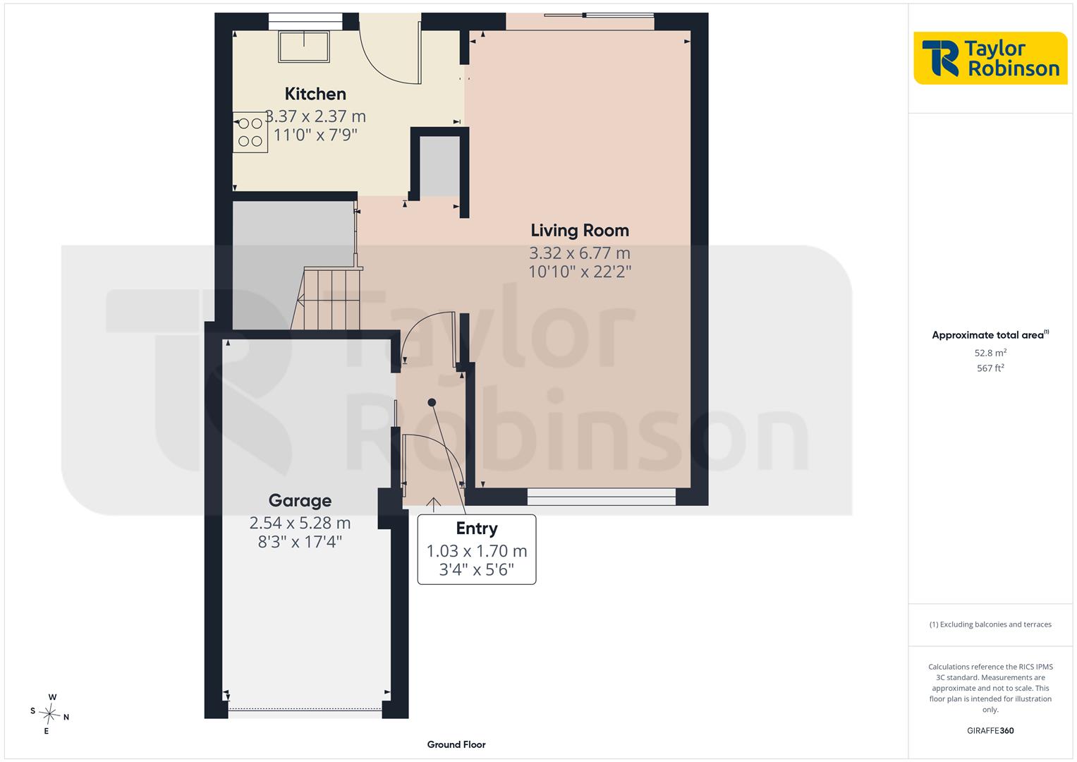 4, Epsom Road, Crawley floorplan