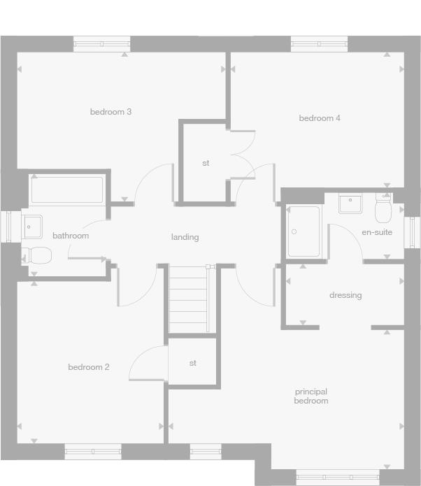 45, Rose Hill Rise, Doncaster floorplan