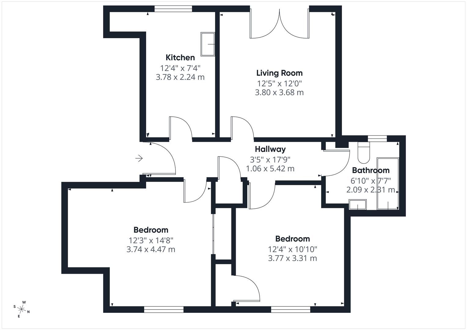 14, Riverside Court, Blairgowrie floorplan