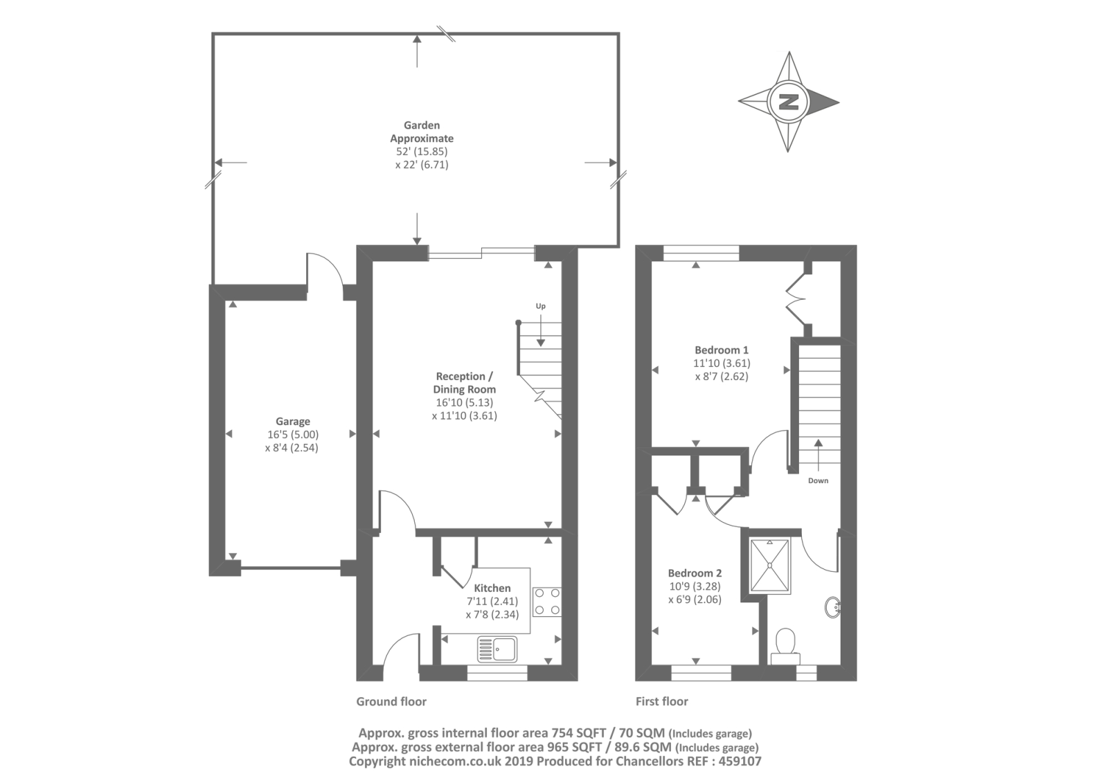 2 Bedrooms Terraced house for sale in St. Hildas Close, Didcot OX11
