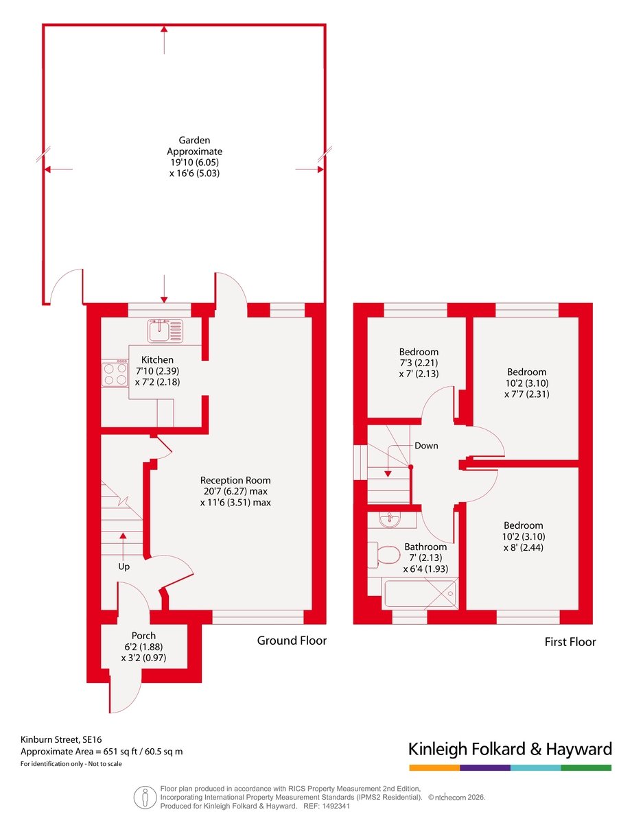 7, Kinburn Street, London floorplan