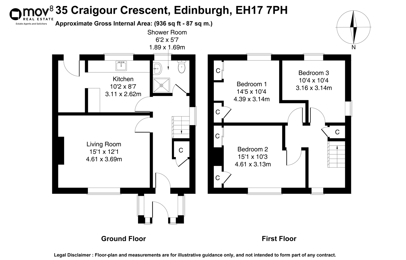 Craigour Crescent, Edinburgh EH17, 3 bedroom semidetached house for sale 61537790 PrimeLocation