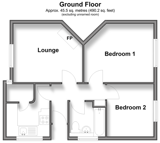 Harrow Gardens, Warlingham floorplan