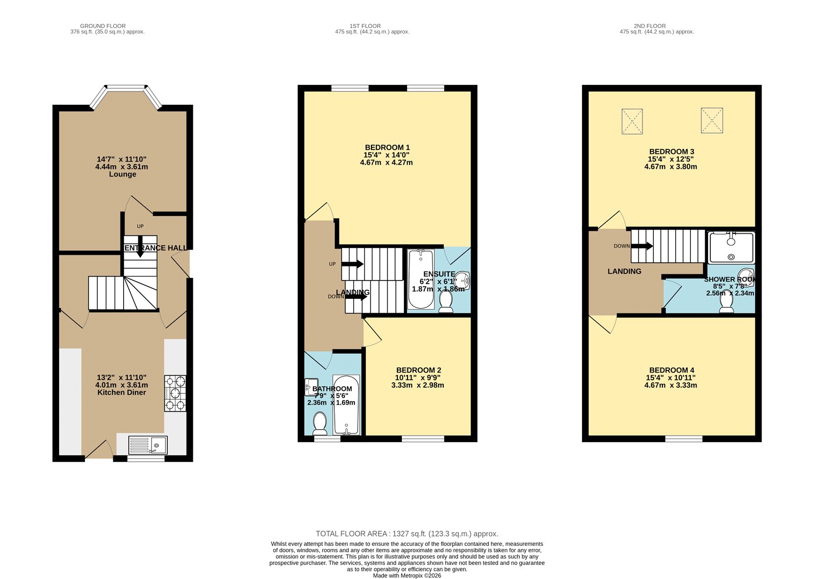 23, Lyon Street, Hampshire floorplan