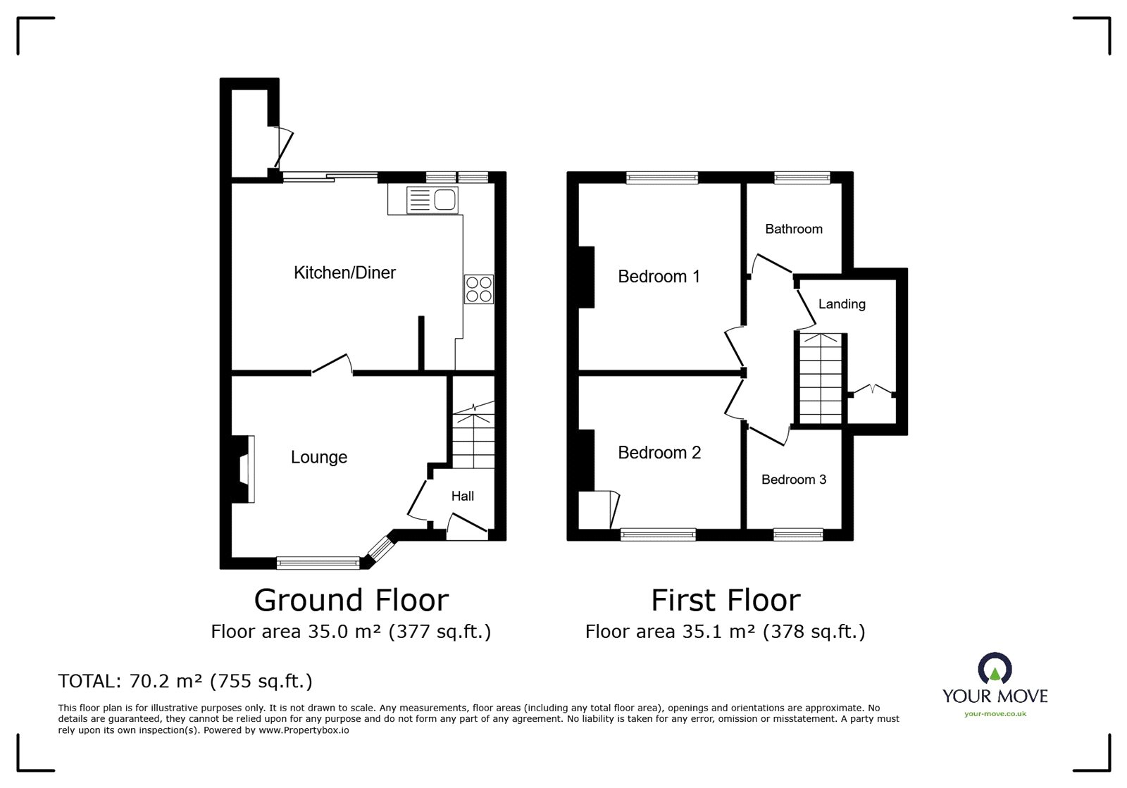 8, Maureen Grove, Staffordshire floorplan