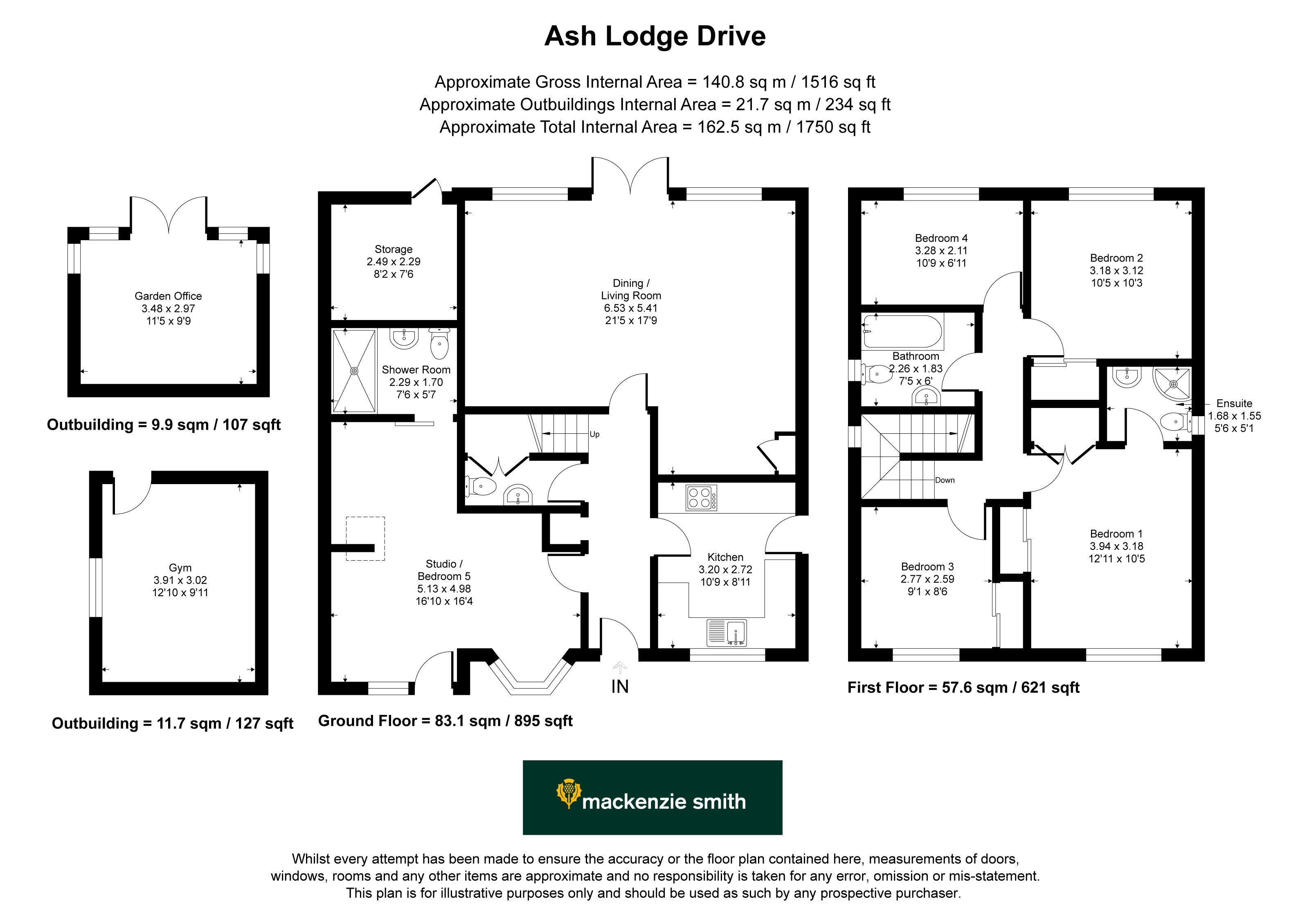 25, Ash Lodge Drive, Guildford floorplan