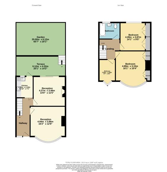 8, Ecclesbourne Gardens, London floorplan