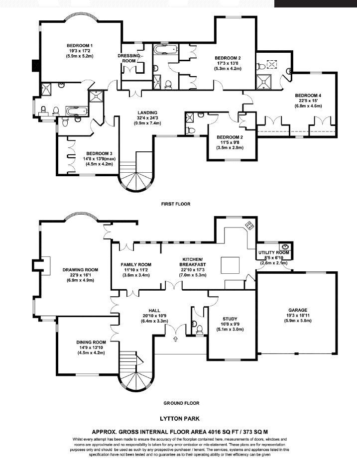 Hurstwood House, 12, Lytton Park, Surrey floorplan