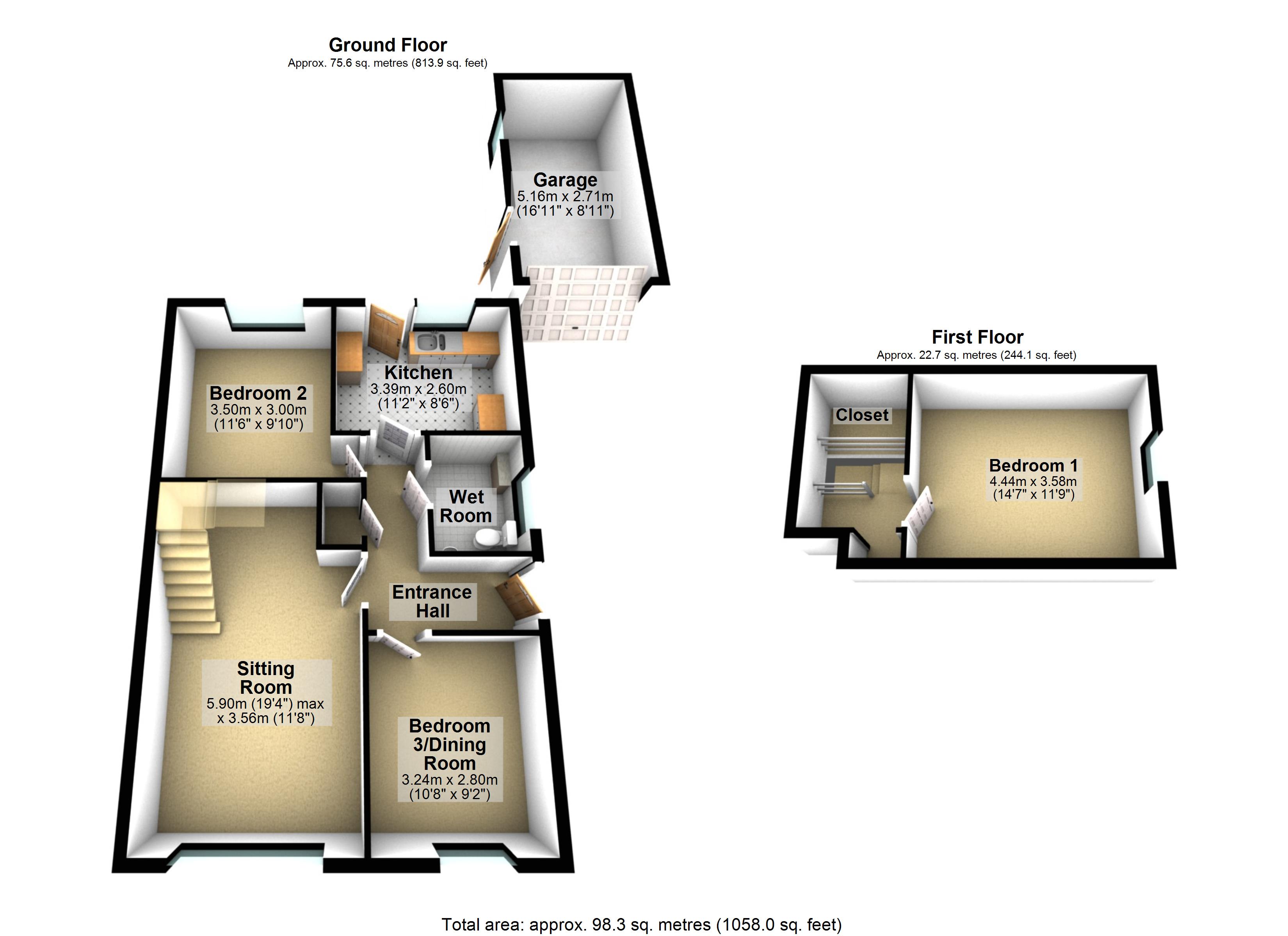 43, Yarnbarton, Somerset floorplan