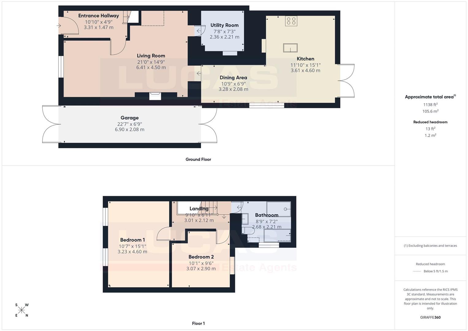 Trefin, Ffordd Penmynydd, Llanfairpwll floorplan