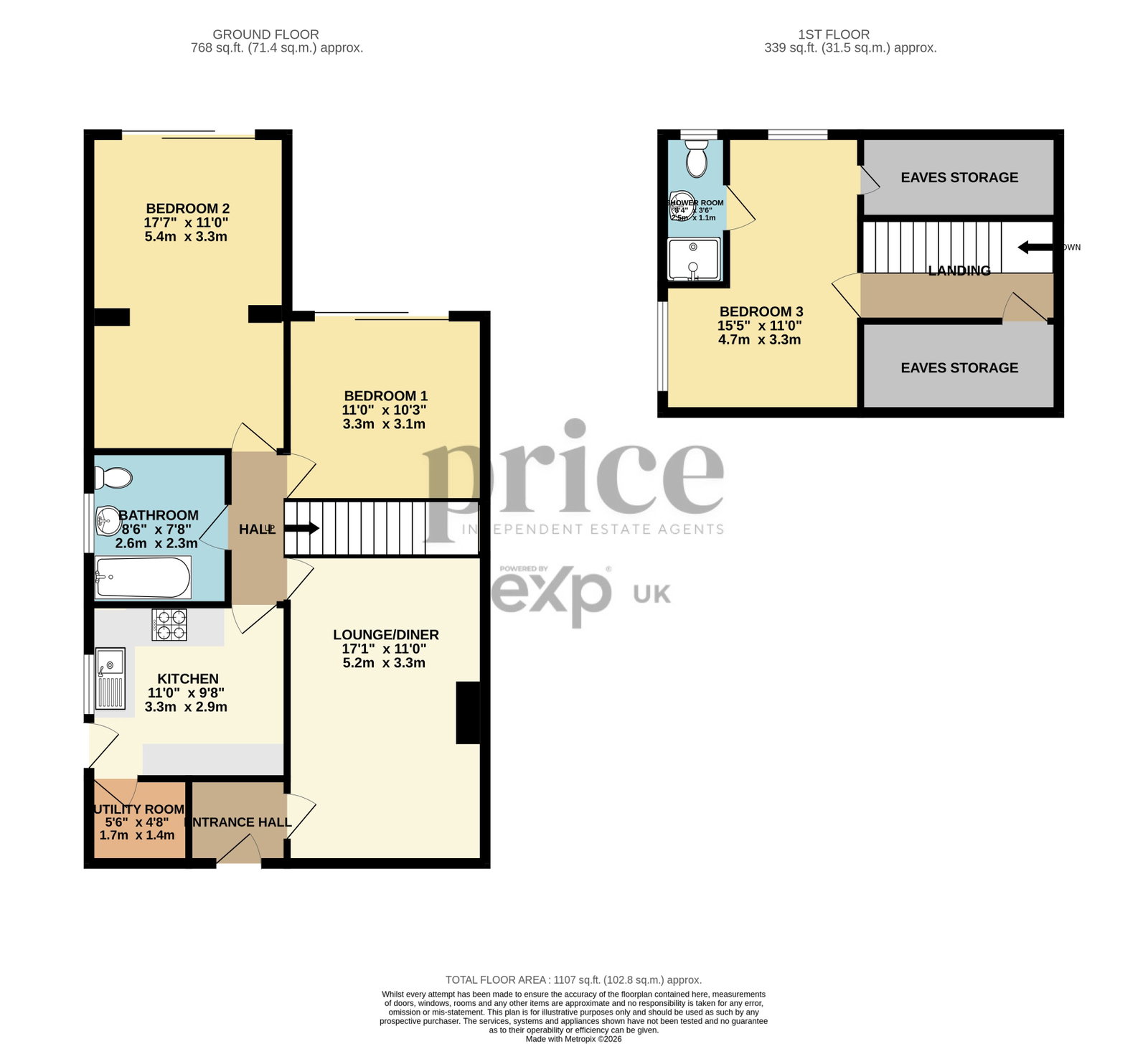 15, Key Way, York floorplan