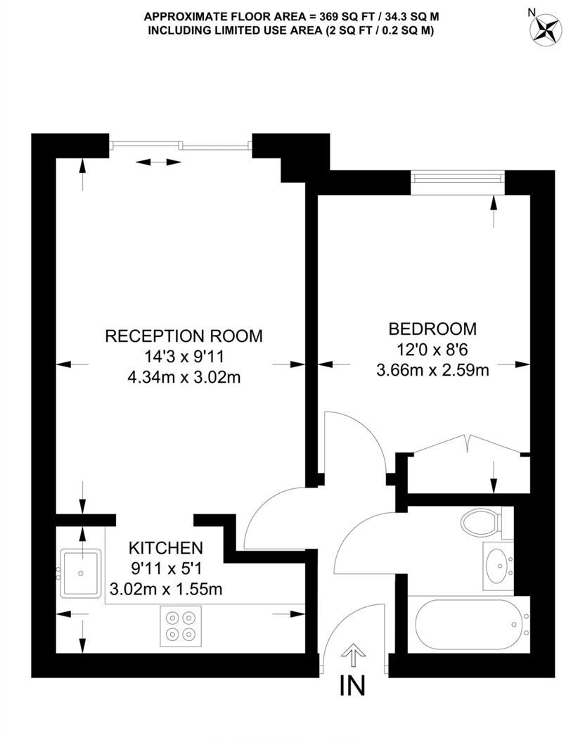 Lapwing Court, 2,Flat 16, Eagle Drive, London floorplan