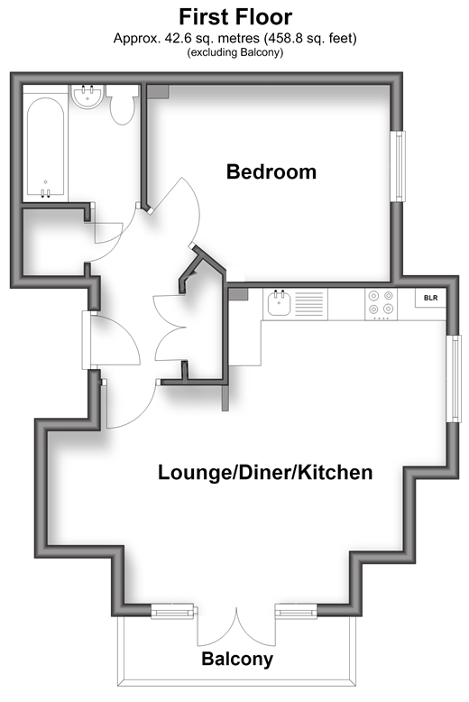 Laurens Van Der Post Way, Ashford floorplan