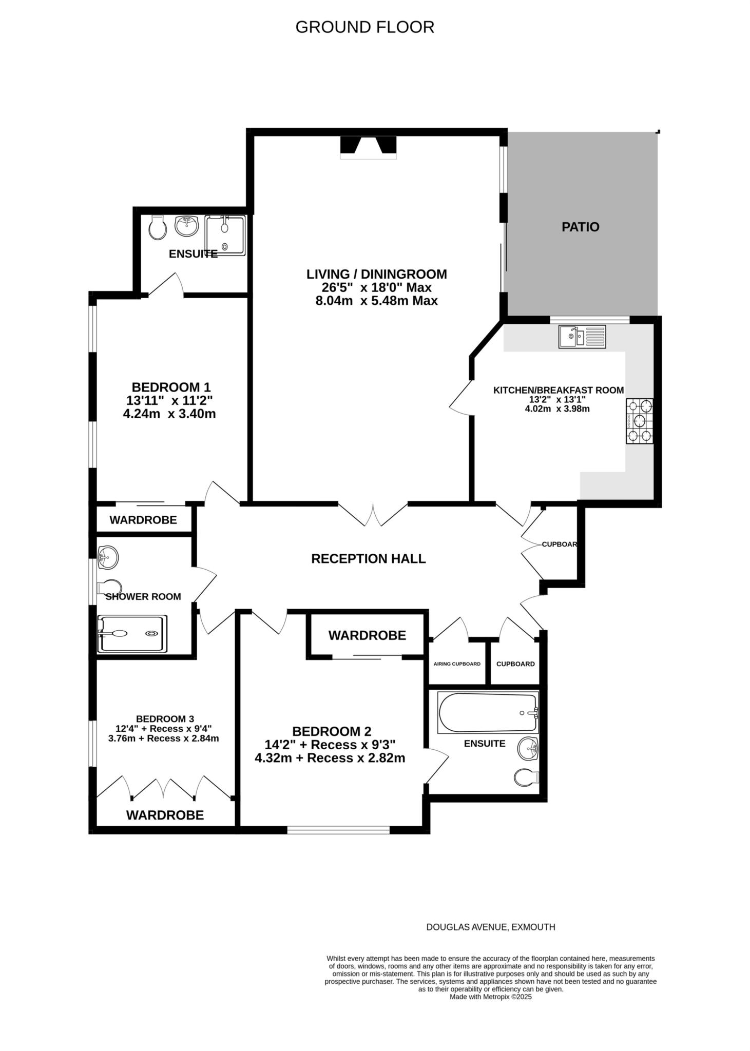 4 Inchcoulter Apartments, Douglas Avenue, Exmouth floorplan