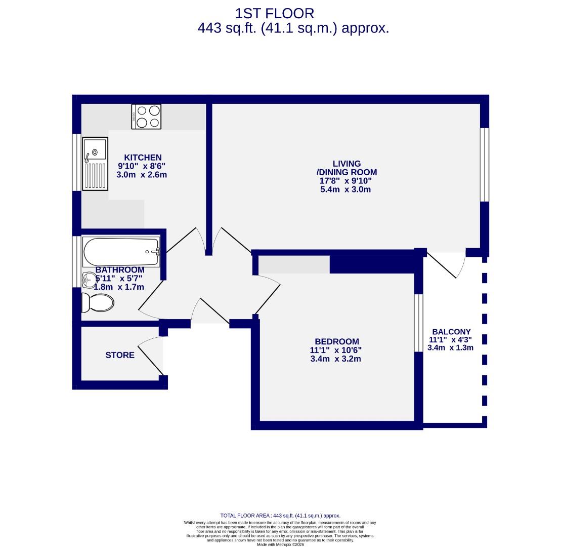 61A, Cornlands Road, York floorplan