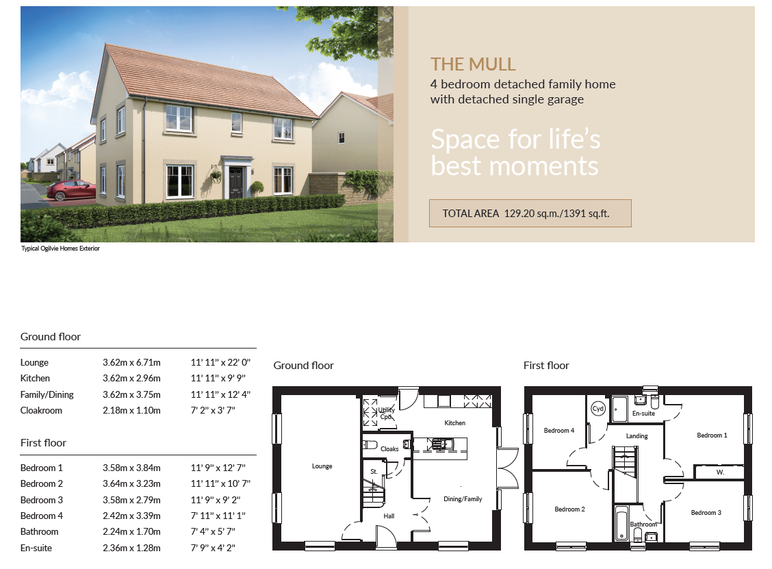 Penston Landing, Tranent floorplan