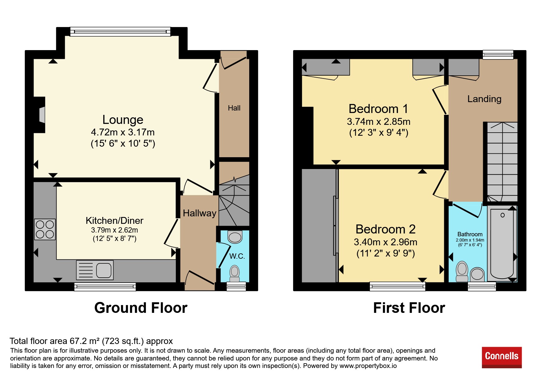 29, Derwent Road, Henlow floorplan