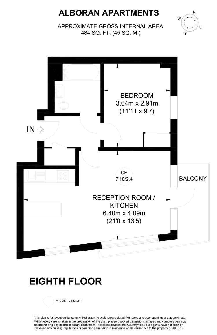 1 Bedrooms Flat to rent in Alboran Apartments, Limehouse E3