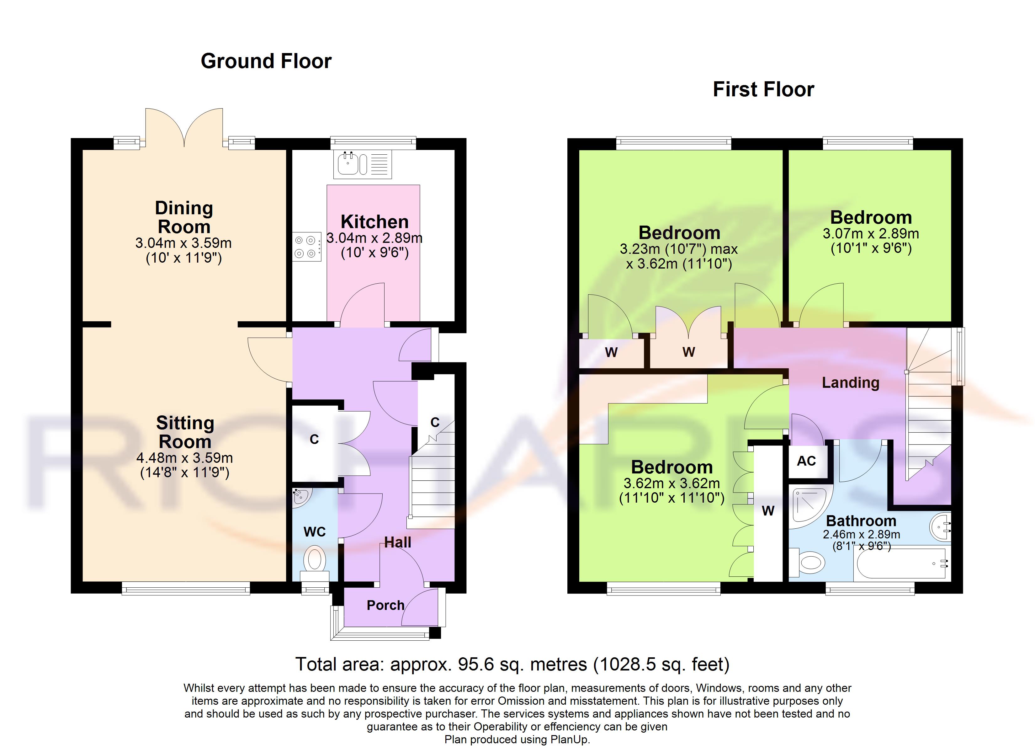 8, Orchard Lane, Wimborne floorplan