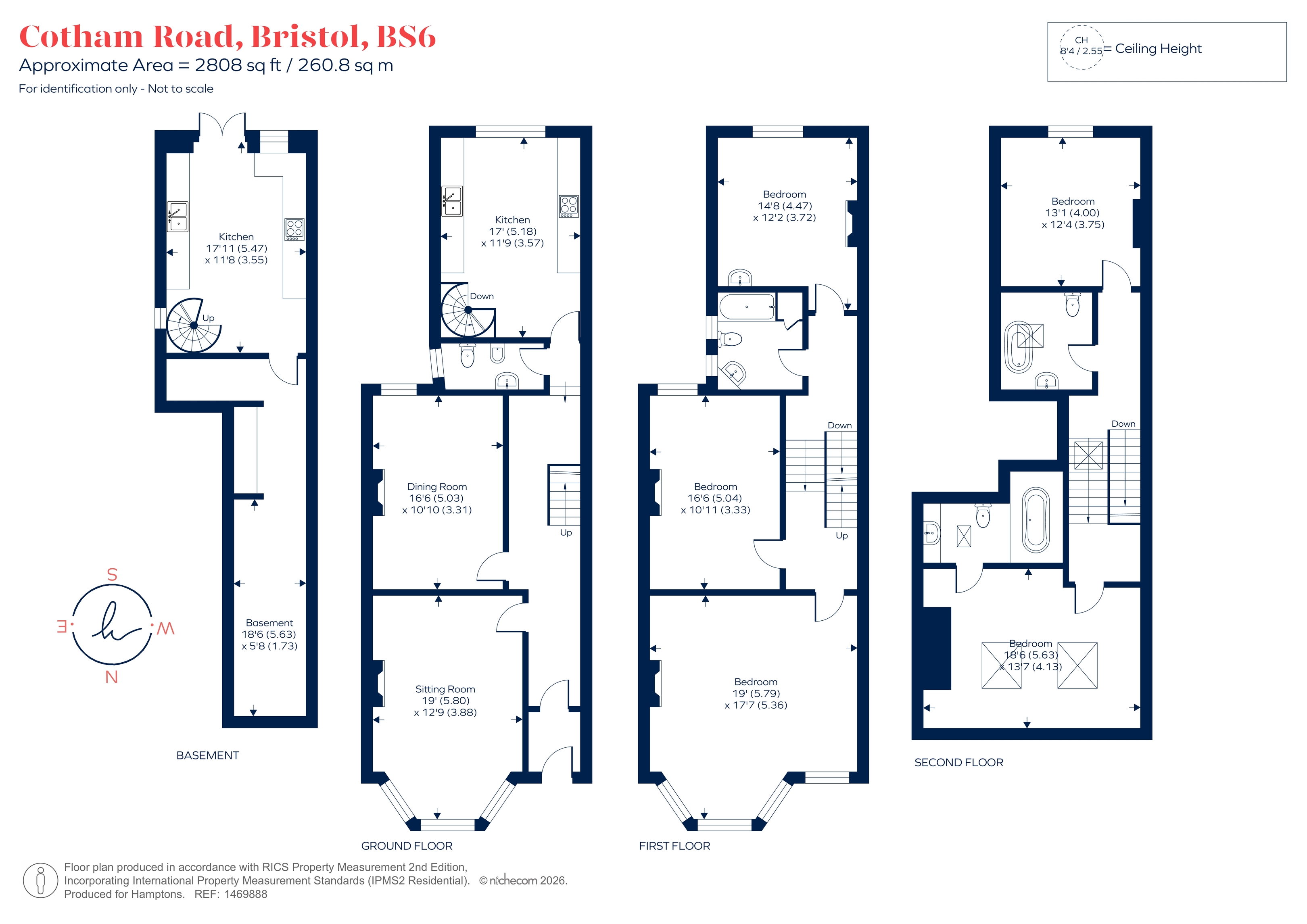 12C, Cotham Road, Bristol floorplan