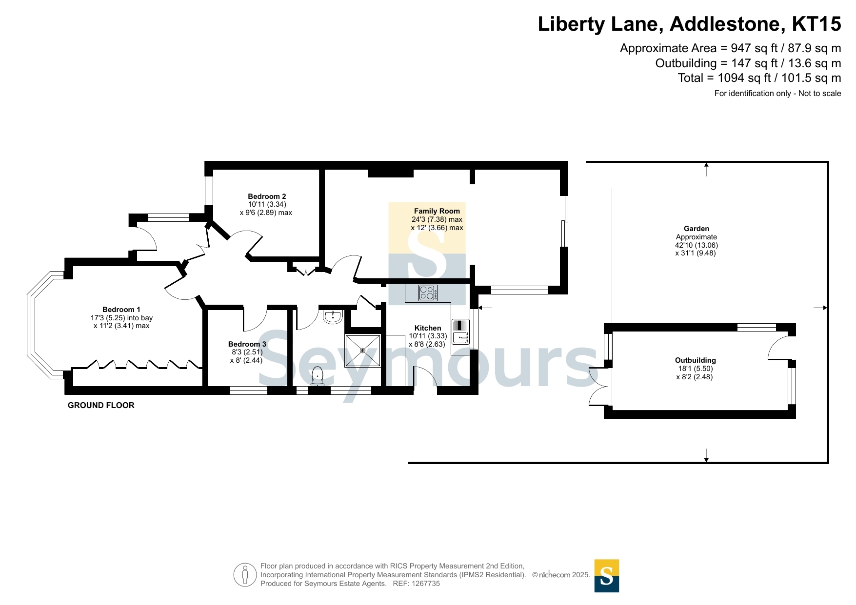 88, Liberty Lane, Surrey floorplan