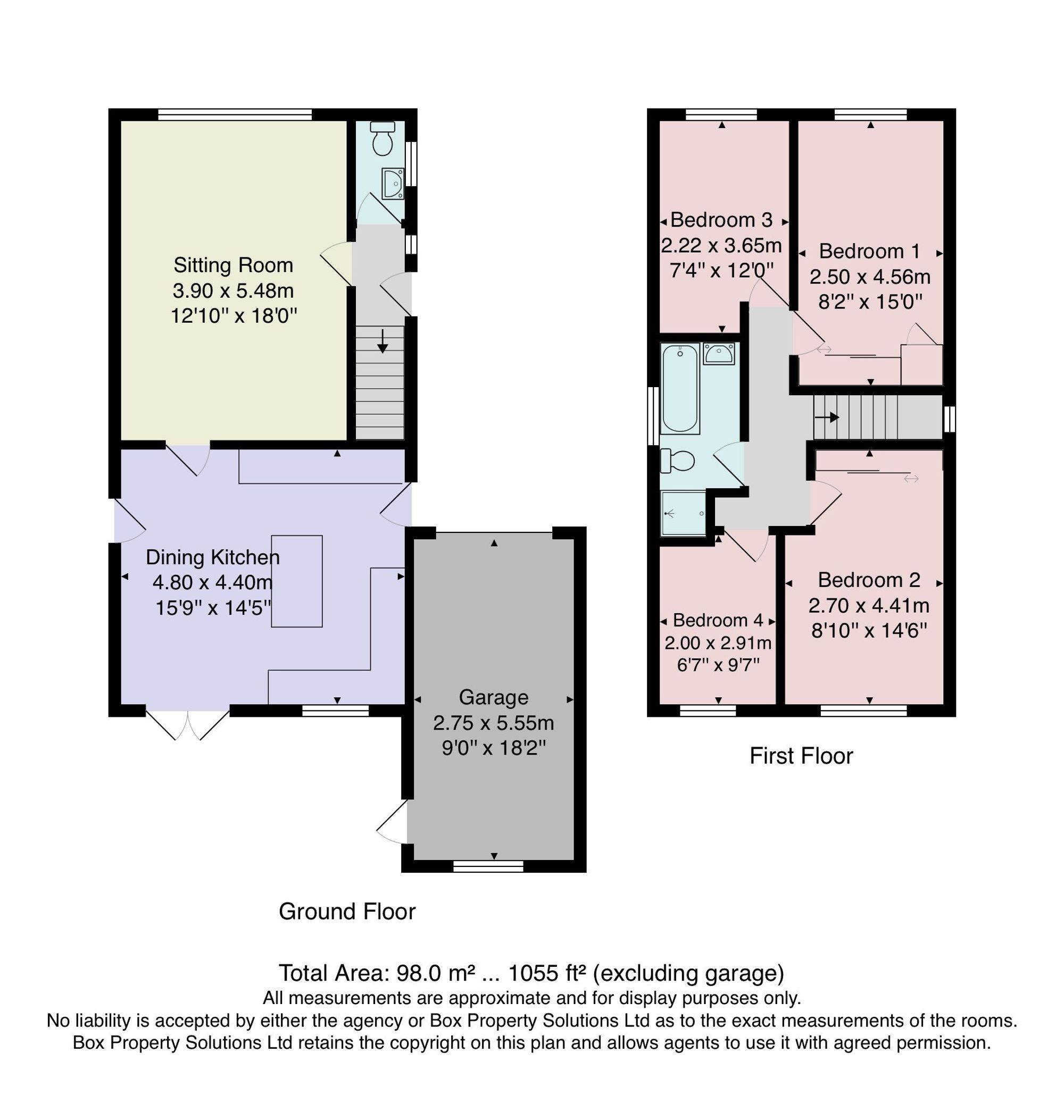 60 Westville Oval, Harrogate floorplan