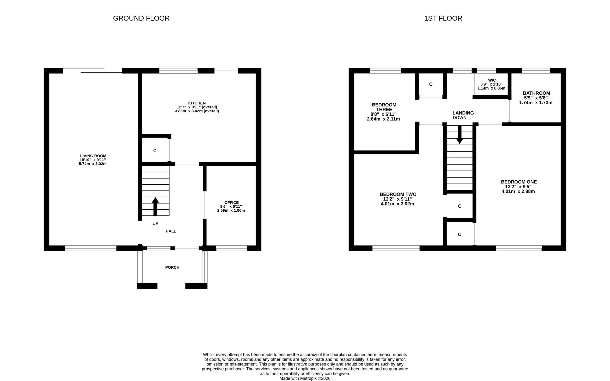 16 Stonymoor Close, Southampton floorplan