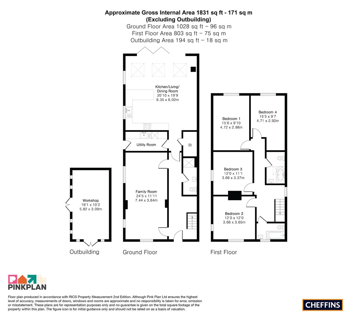 106, Histon Road, Cottenham floorplan