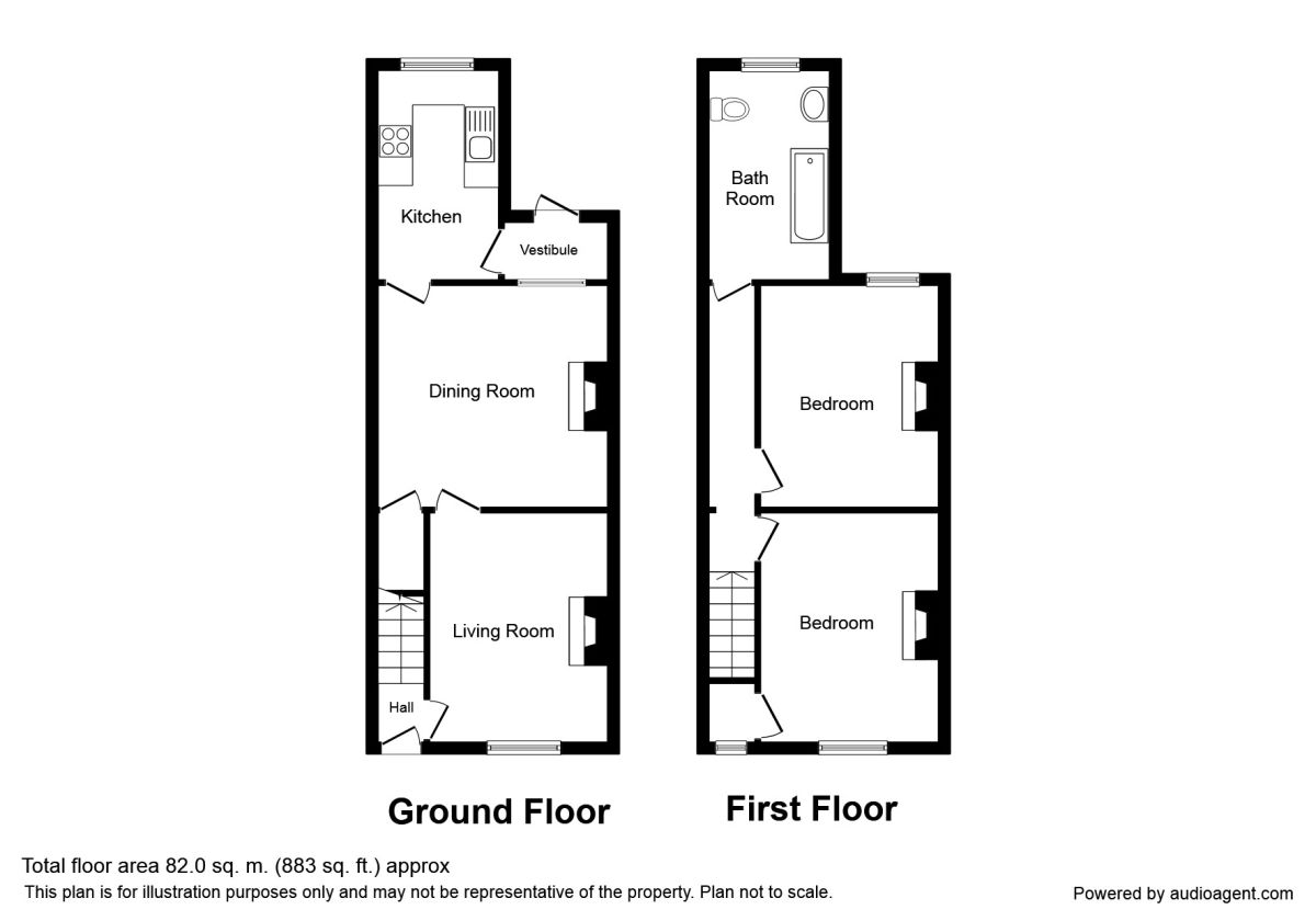 2 Bedrooms Terraced house to rent in Agbrigg Road, Wakefield WF1