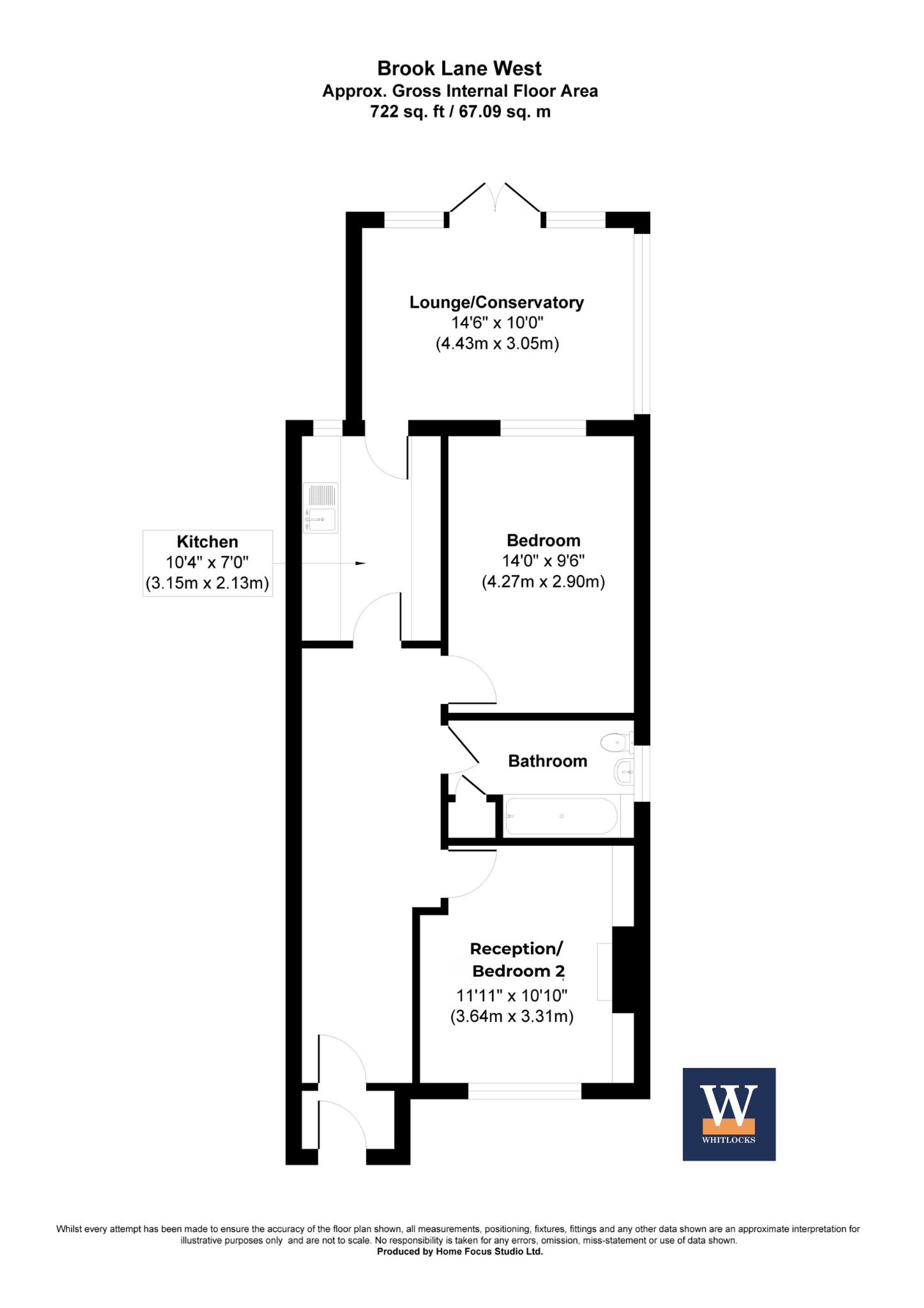 3 Brooks Lane West, Bognor Regis floorplan