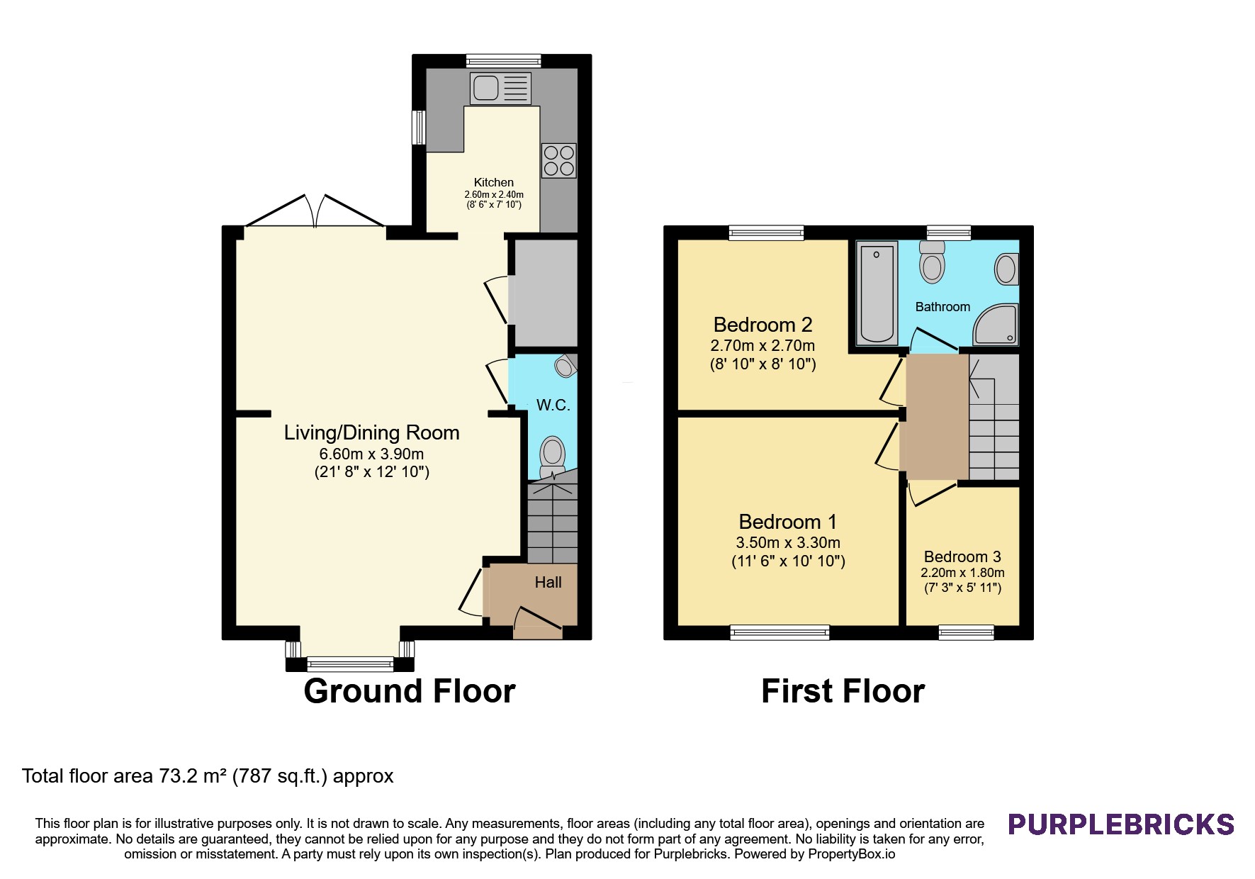 75, Belle Green Lane, Wigan floorplan