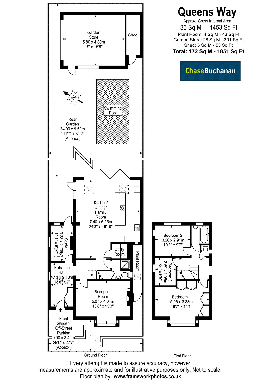 23, Queens Way, Feltham floorplan